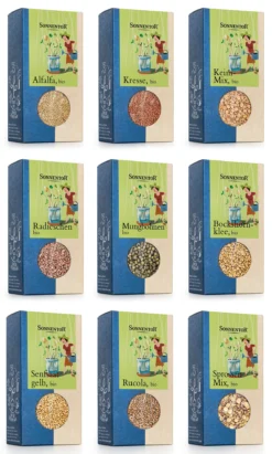 Keimsprossen Sortiment Mit 9 Sorten | BIO Keimsprossen Von Sonnentor