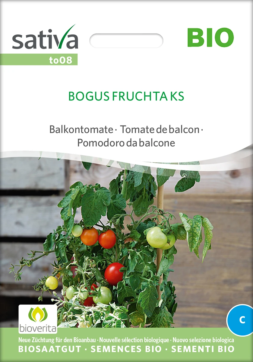 Balkontomate Bogus Fruchta Ks | BIO Buschtomatensamen Von Sativa Rheinau – Bild 2