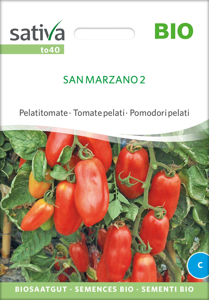 Pelatitomate San Marzano 2 | BIO San Marzano Tomatensamen Von Sativa Rheinau – Bild 2