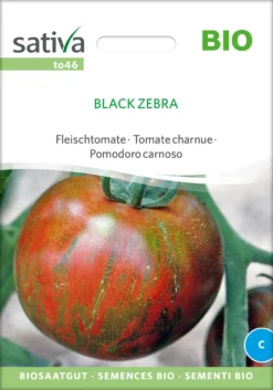 Fleischtomate Black Zebra | BIO Fleischtomatensamen Von Sativa Rheinau