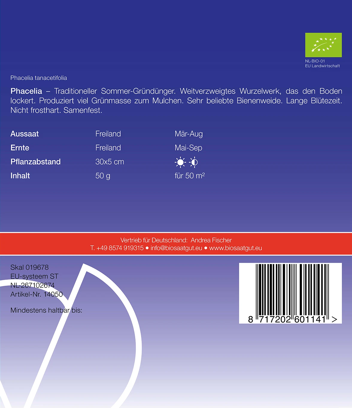 Phacelia Gründünger | BIO Phaceliasamen Von De Bolster