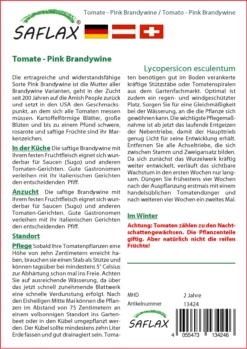 Tomate Pink Brandywine | Tomatensamen Von Saflax