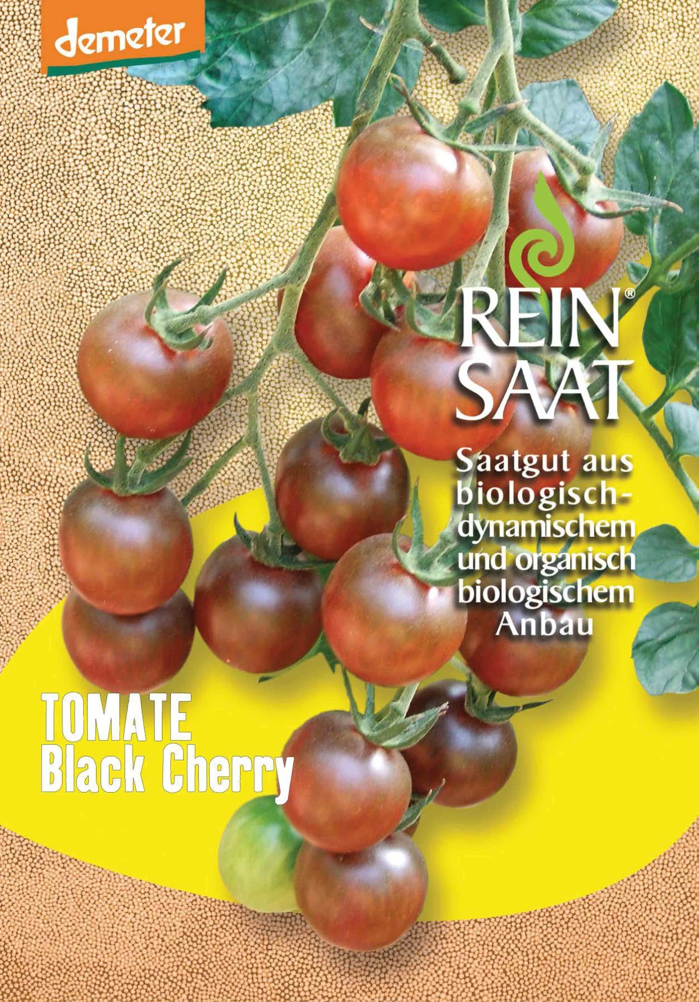 Cocktailtomate Black Cherry | BIO Kirschtomatensamen Von Reinsaat