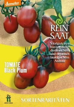 Cocktailtomate Black Plum | BIO Kirschtomatensamen Von Reinsaat