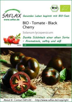 Tomate Black Cherry | BIO Tomatensamen Von Saflax