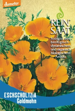 Kalifornischer Mohn Goldmohn | BIO Mohnsamen Von Reinsaat