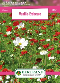 Blumenwiese Blumenteppich Vanille-Erdbeere (100 G) | Blumensamen Von Bertrand