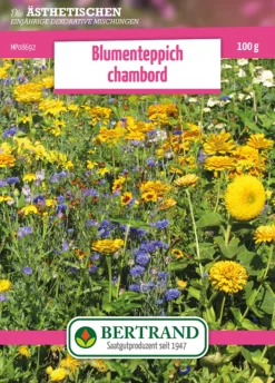 Blumenwiese Blumenteppich Chambord (100 G) | Blumensamen Von Bertrand