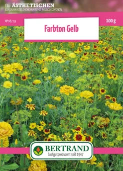 Blumenwiese Farbton Gelb (100 G) | Blumensamen Von Bertrand