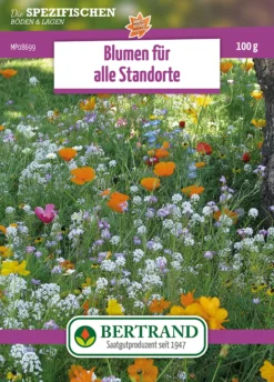 Blumenwiese Blumen Für Alle Standorte (100 G) | Blumensamen Von Bertrand