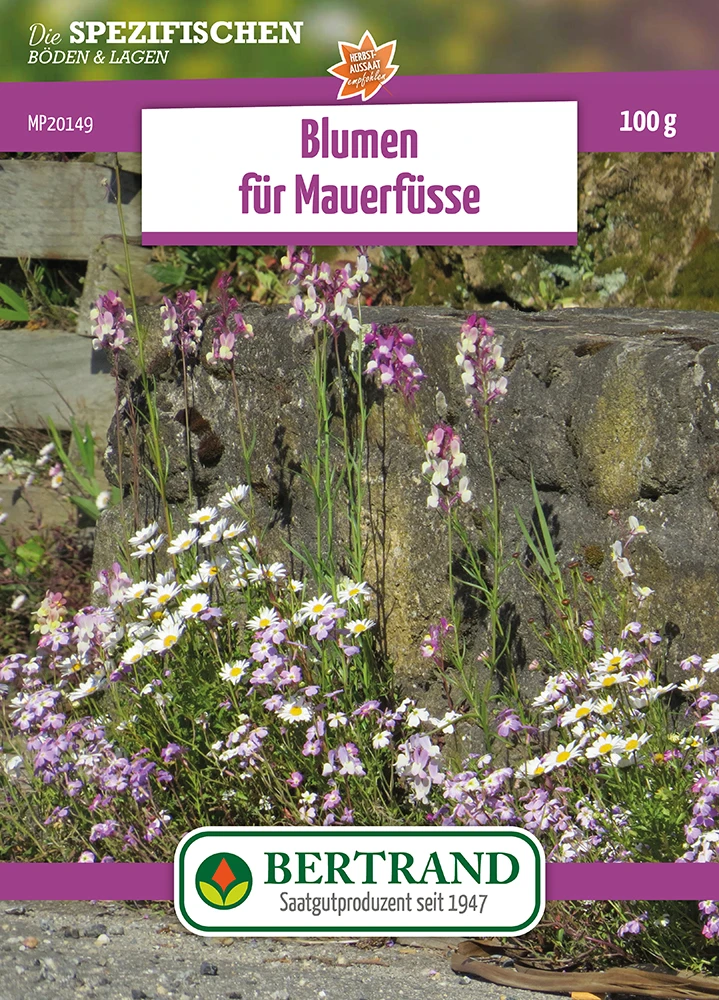 Blumenwiese Blumen Für Mauerfüsse (100 G) | Blumensamen Von Bertrand