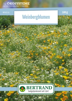 Blumenwiese Blumen Der Weinberge (100 G) | Blumensamen Von Bertrand