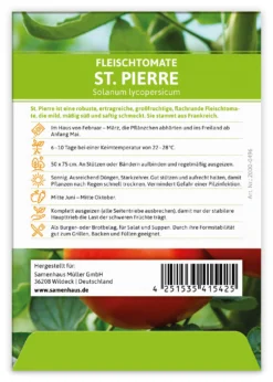 Fleischtomate St. Pierre (100 Stück) | Fleischtomatensamen Von FLORTUS