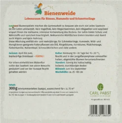 Bienenweide Nützlingsfördernde Blumenmischung (300 G) | Blumensamenmischung Von Grüne Fee