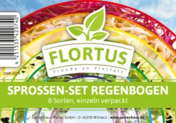 Keimsprossen Set Regenbogen (8 Sorten) | BIO Keimsprossen Sets Von FLORTUS | BIO Gewürze Set