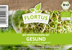 Keimsprossen Set Gesund (4 Sorten) | BIO Keimsprossen Sets Von FLORTUS