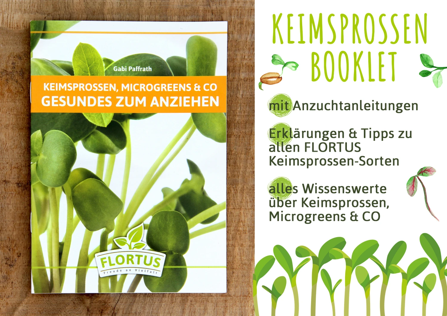 Keimsprossen Anzuchtset - Küchengrundlage (6 Sorten) | BIO Keimsprossen Sets Von FLORTUS