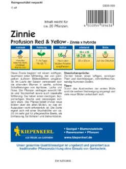 Zinnie Profusion Red & Yellow | Zinniensamen Von Kiepenkerl