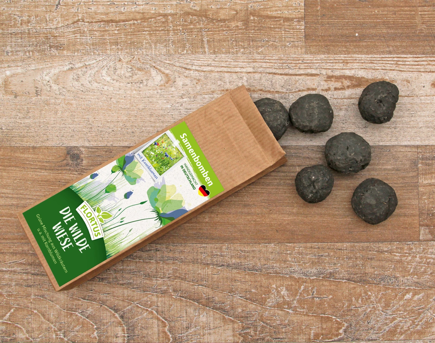 Samenbomben Die Wilde Wiese (6 Stück) | Wildblumenwiese Von FLORTUS – Bild 6